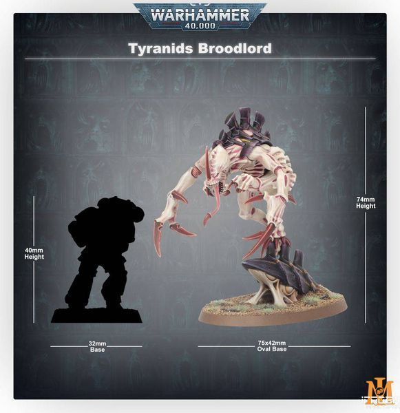 Игровой набор GW - Warhammer 40000: Tyranids - Broodlord 99120106038 фото