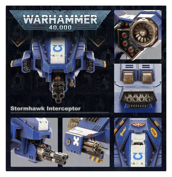 Игровой набор GW - Warhammer 40000: Space Marines - Stormhawk Interceptor 99120101315 фото