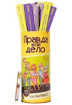 Настільна гра Правда або Дія: Сімейна (рос) - Fun Games Shop FGS10 фото