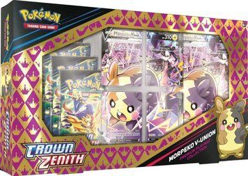 Настільна гра Pokémon TCG - Crown Zenith: Premium Playmat Collection Morpeko V-Union Box (англ) 290-85181 фото