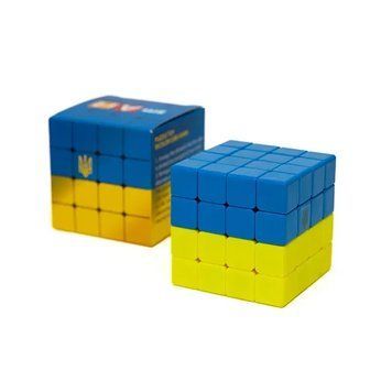 Головоломка Smart Cube - Кубик 4х4х4, Прапор України SCU444 фото