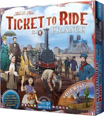 Настольная игра Days Of Wonder - Ticket to Ride. Map Collection 6: France and Old West (дополнение) (Англ) DOW720128 фото