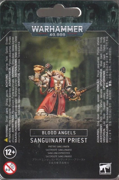 Игровой набор GW - WARHAMMER 40000: BLOOD ANGELS - SANGUINARY PRIEST 99070101068 фото