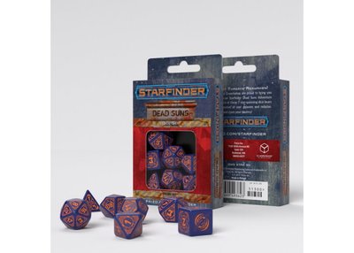 Набір кубиків Q Workshop - Dice Set. Starfinder Dead Suns (7) STAR90 фото