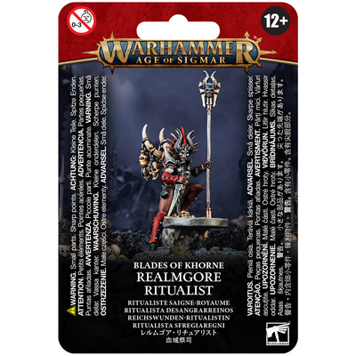 Мініатюра Warhammer Age of Sigmar Blades of Khorne: Realmgore Ritualist 99070201031 фото