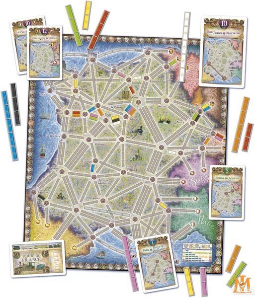 Настольная игра Days Of Wonder - Ticket to Ride. Map Collection 6: France and Old West (дополнение) (Англ) DOW720128 фото