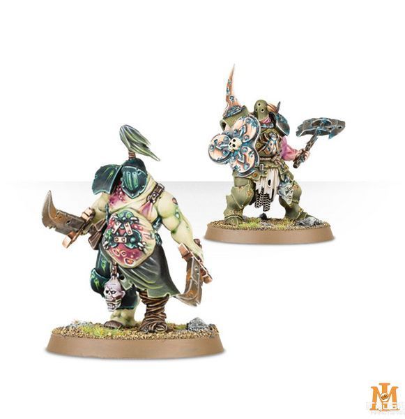 Игровой набор GW - Age of Sigmar: Maggotkin of Nurgle - Putrid Blightkings 99120201135 фото