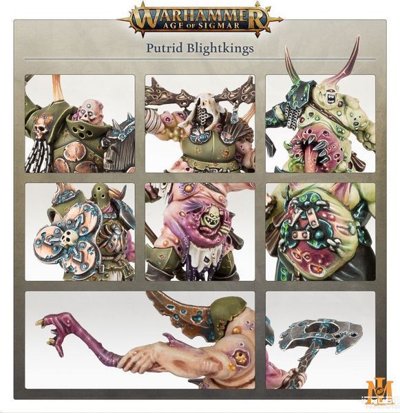 Игровой набор GW - Age of Sigmar: Maggotkin of Nurgle - Putrid Blightkings 99120201135 фото