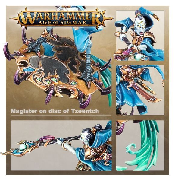 Игровой набор GW - Age of Sigmar: Disciples of Tzeentch - Magister on Disc of Tzeentch 99129915057 фото