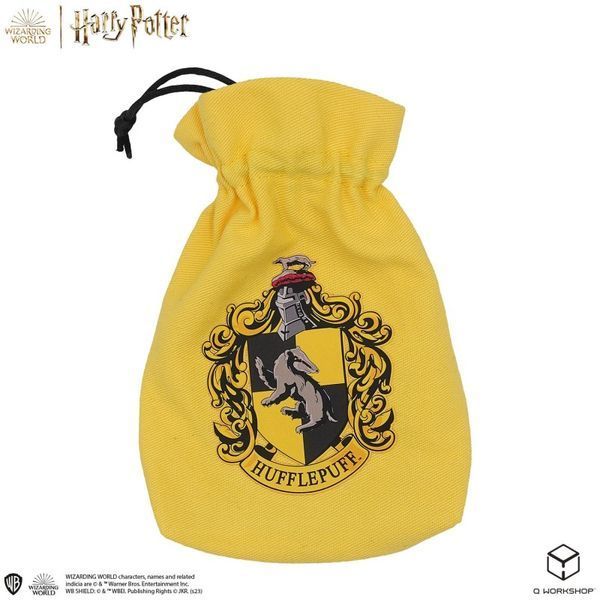 Набір кубиків Q Workshop - Harry Potter. Hufflepuff Dice & Pouch 190142/2023/4/A/D6B фото