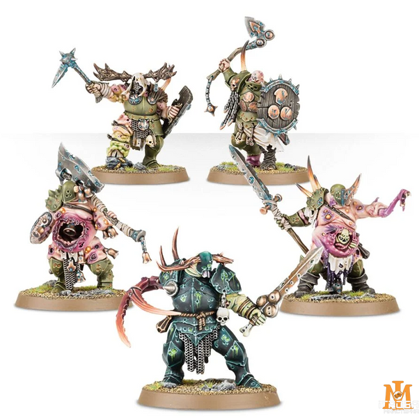 Игровой набор GW - Age of Sigmar: Maggotkin of Nurgle - Putrid Blightkings 99120201135 фото