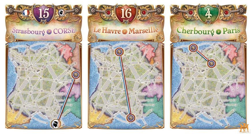 Настольная игра Days Of Wonder - Ticket to Ride. Map Collection 6: France and Old West (дополнение) (Англ) DOW720128 фото