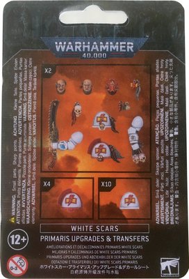 Набір мініатюр Warhammer 40000 White Scars Primaris Upgrades & Transfers 99070101059 фото