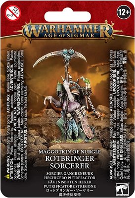 Мініатюра Warhammer Age of Sigmar Rotbringer Sorcerer 99070201027 фото