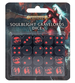 Гральні куби GW - Age of Sigmar: Soulblight Gravelords Dice 99220207012 фото