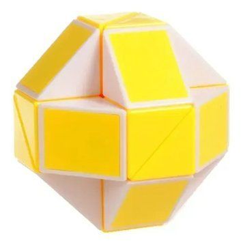 Головоломка Smart Cube - Змійка біло-жовта в коробці SCT405 фото