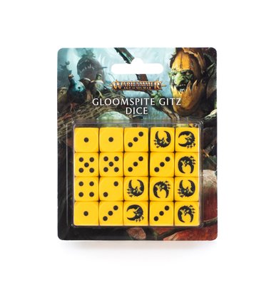Гральні куби Warhammer Age of Sigmar Gloomspite Gitz Dice Set 99220209007 фото