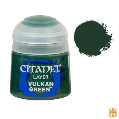 Краска Citadel - Layer: Vulkan Green (12ml) (6-pack) 9918995111406 фото