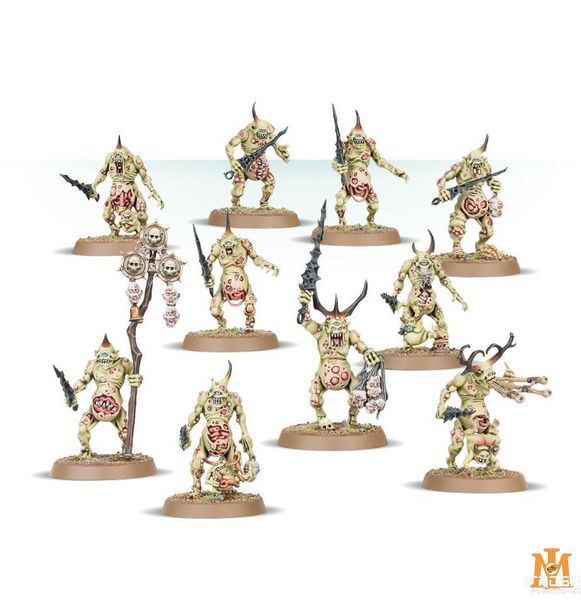 Ігровий набір GW - Warhammer 40000/age of Sigmar: Daemons of Nurgle - Plaguebearers 99129915039 фото