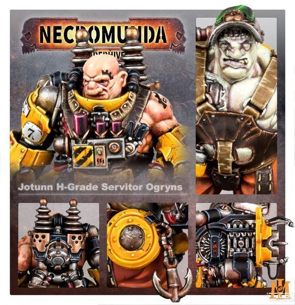 Ігровий набір GW - Necromunda: Jotunn H-grade Industrial Servitor Ogryns 99120599020 фото