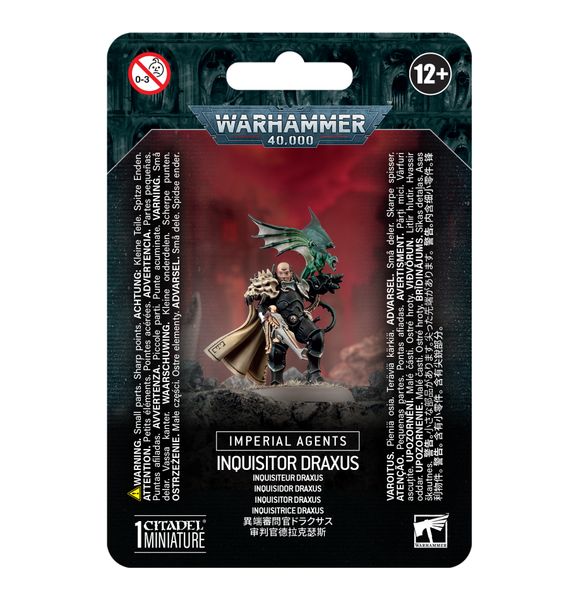 Игровой набор GW - Warhammer 40000: Imperial Agents - Inquisitor Draxus 99070108020 фото