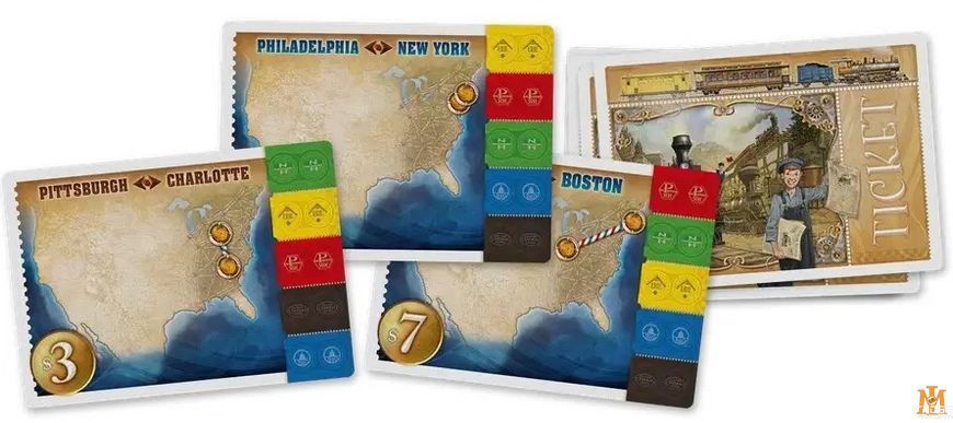 Настольная игра Lord of Boards - Ticket to Ride: Legends of the West (Англ) TTR_WL фото