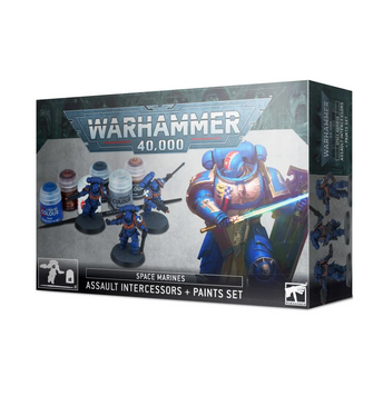 Набір фарб Citadel - Warhammer 40000: Assault Intercessors + Paints Set (Eng/spa/port/latv/rom) 99170101016 фото