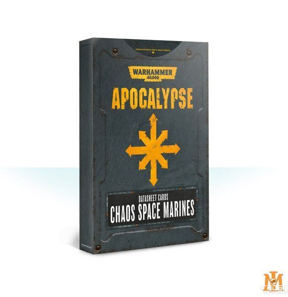 Игровой набор GW - Warhammer 40000: Apocalypse Datasheets: Chaos Space Marines 60220102021 фото