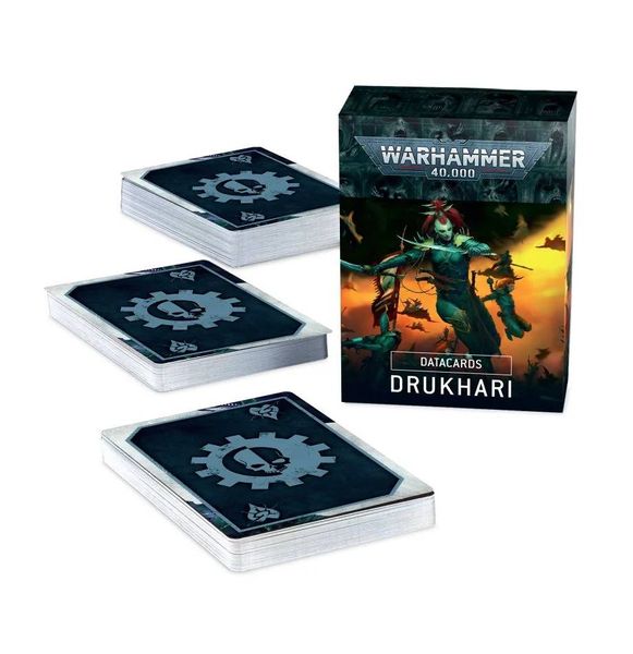 Игровой набор GW - WARHAMMER 40000: DATACARDS - DRUKHARI (ENG) 60050112002 фото