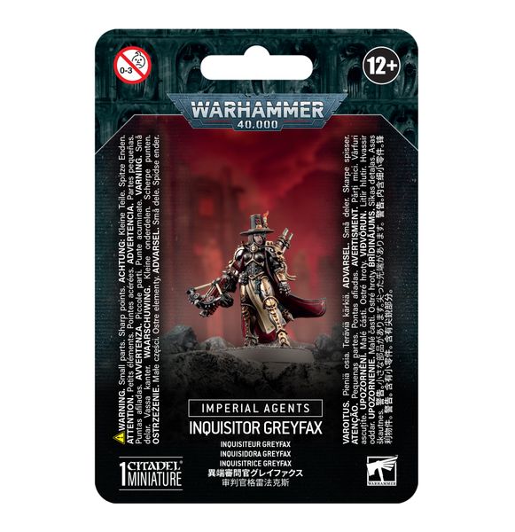 Ігровий набір GW - Warhammer 40000: Imperial Agents - Inquisitor Greyfax 99070108019 фото