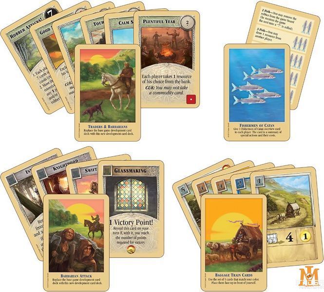 Настільна гра KOSMOS - CATAN. Купці та варвари (доповнення) (нім) FKS6933050 фото