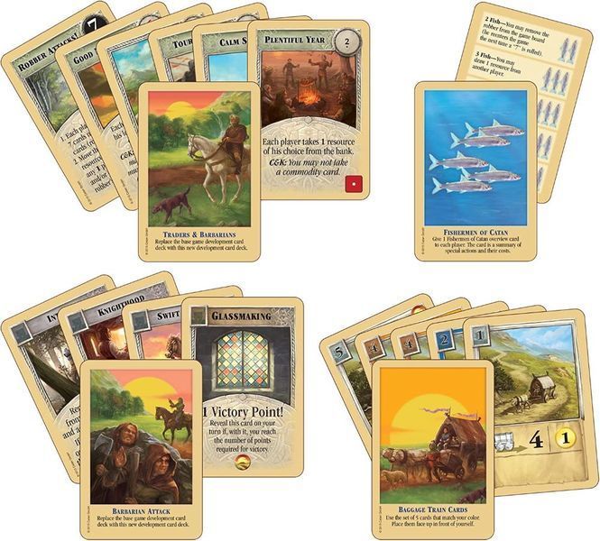 Настольная игра KOSMOS - Колонизаторы. Купцы и варвары / Catan: Traders & Barbarians (дополнение) (Нем) FKS6933050 фото