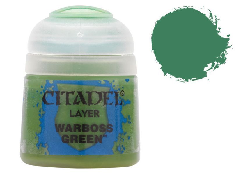Краска Citadel - Layer: Warboss Green (12ml) (6-pack) 9918995102506 фото
