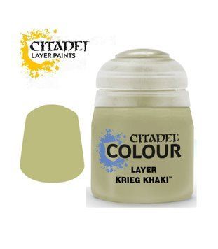 Фарба Citadel - Layer: Krieg Khaki (12ml) (6-pack) 9918995128606 фото
