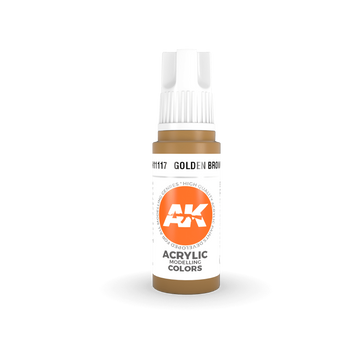 Краска AK - Standard: Golden Brown AK11117 фото