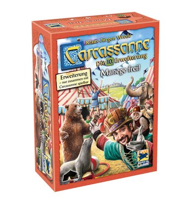 Настільна гра Carcassonne - Каркасон Доповнення 10: Бродячий цирк! (Німецька Мова) HIGD0108 фото