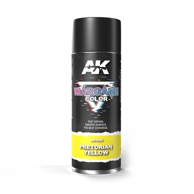 Спрей AK - Pretorian Yellow Spray 400ml / Ґрунт - Преторіанський жовтий AK1055 фото