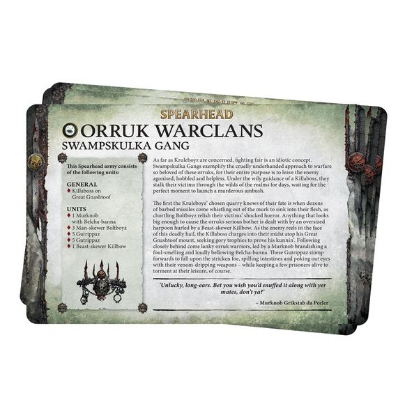 Ігровий набір GW - Age of Sigmar: Faction Pack - Orruk Warclans (Eng) 60050209003 фото