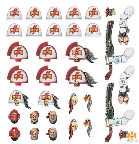 Ігровий набір GW - Warhammer 40000: White Scars - Primaris Upgrades and Transfers 99070101040 фото
