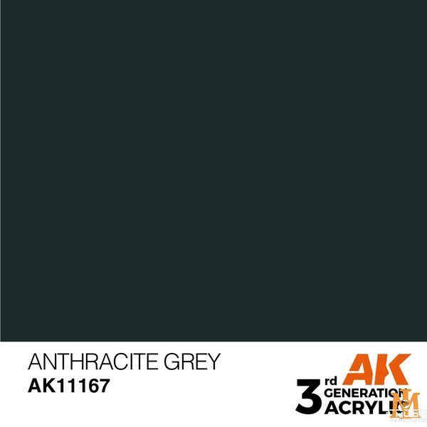 Фарба AK - Standard: Anthracite Grey AK11167 фото
