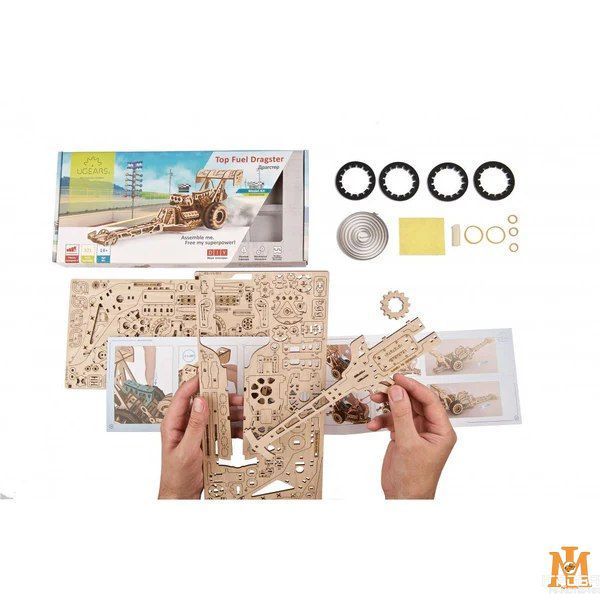 Конструктор UGears - Драгстер UG70174 фото