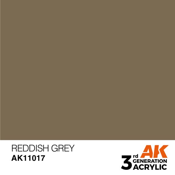 Фарба AK - Standard: Reddish Grey AK11017 фото