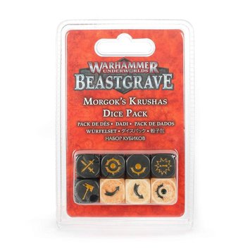 Гральні куби GW - Warhammer Underworlds. Beastgrave: Morgoks Krushas Dice Pack 99220709009 фото