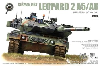 Сборная модель Border Model - 1/72 Танк Леопард 2 A5/A6 TK-7201 фото