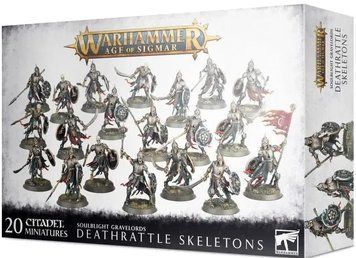 Ігровий набір GW - Age of Sigmar: Soulblight Gravelords - Deathrattle Skeletons 99120207140 фото