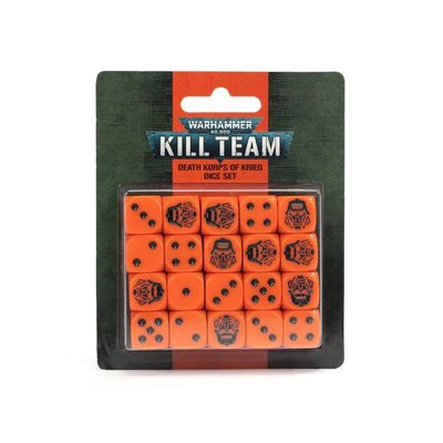 Игральные кубы GW - WARHAMMER 40000. KILL TEAM: DEATH KORPS OF KRIEG - DICE SET 99220105001 фото