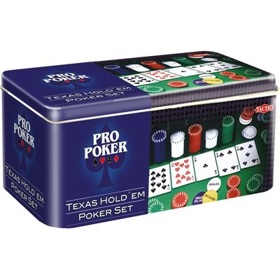 Набір Tactic для гри в покер - Техаський холдем (у металевій коробці) (англ) 03095 фото