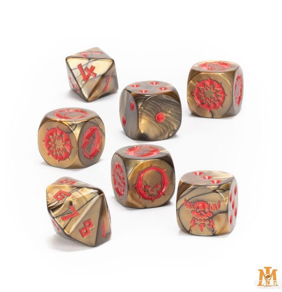 Игральные кубы GW - Blood Bowl: Chaos Dwarf Team Dice 99220999029 фото