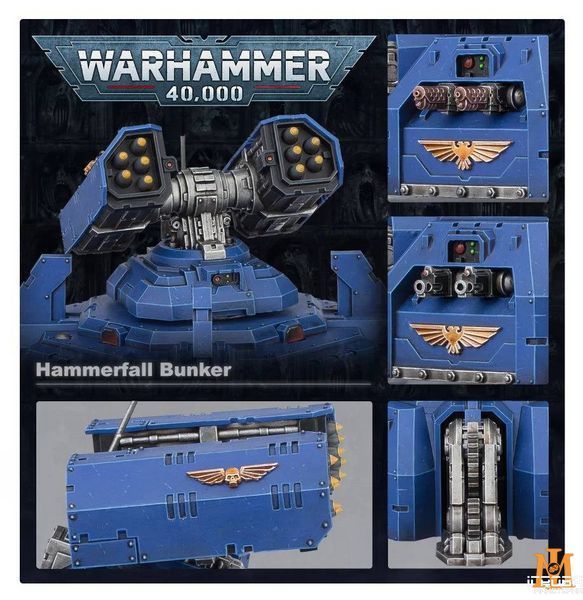 Ігровий набір GW - Warhammer 40000: Space Marines - Hammerfall Bunker 99120101294 фото