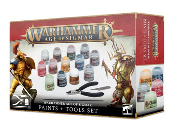 Набір фарб Citadel - Age of Sigmar: Paints + Tools Set (Eng/spa/port/latv/rom) 52170299002 фото